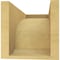 Ekena Millwork 7"W x 14"D x 7"H Wide Legacy Rough Cedar Woodgrain TimberThane Corbel, Primed Tan CORUR07X14X07LGYRCPR - alternate 6